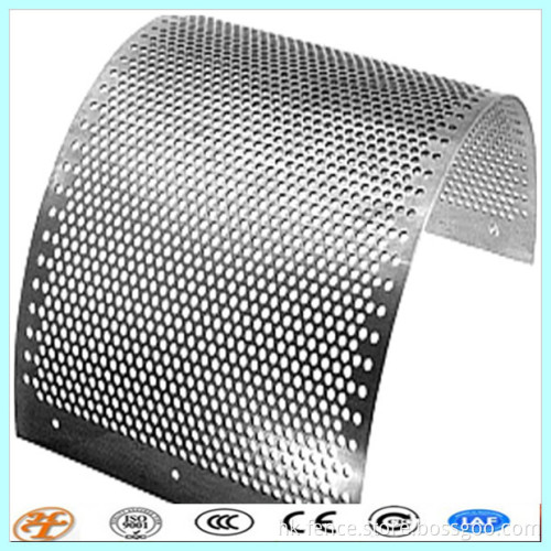 round hole size 170 mesh perforated metal screen sheets